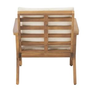 Nouvelle conception de chaise de restaurant en bois minimaliste, mobilier d'extérieur moderne, fauteuil avec mousse souple et tissu à prix économique - Product Image 5