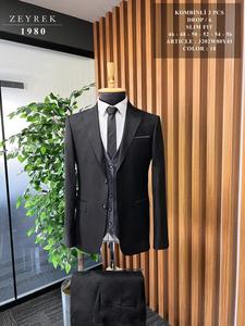 ชุดสูทสำหรับผู้ชายชุดสูท Vedding สินค้าใหม่ทำตามสั่งที่ดีที่สุดมีสไตล์ผลิตโดยตรง - Product Image 6