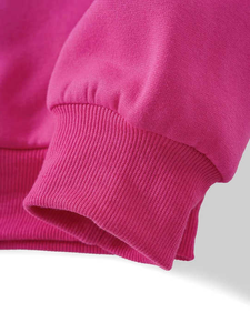 OEM personnalisé sweat à capuche d'hiver pour femmes nouveau élégant fermeture éclair complète avec strass 100% coton imprimé thermique motif - Product Image 3