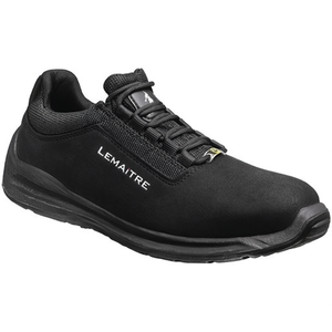 LEMAITRE Black Safety Shoe in Microfiber Bolt Size 42 S3 ESD SRC EN20345 Compliance - Product Image 2