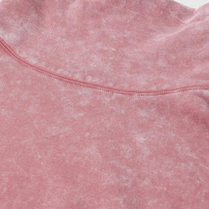 Ropa de mujer sudadera Streetwear de gran tamaño bordado impreso cuello redondo lavado personalizado algodón cuello redondo sudaderas con capucha 2025 - Product Image 4