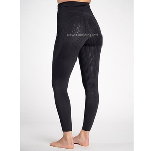 Top OEM Pantalones de montar Leggings de caballo de moda Prendas ecuestres de moda Medias de montar personalizadas con bolsillos de teléfono convenientes - Product Image 1