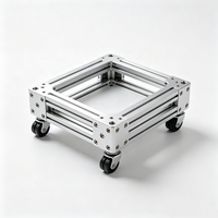 Châssis de robot mobile en acier inoxydable/aluminium usiné sur mesure par CNC, pièces OEM de précision, composants AGV AMR