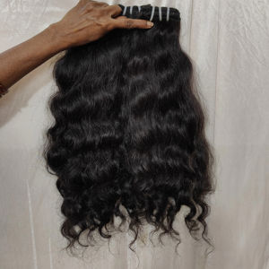 One Donor Virgin Human Raw Hair.No Compromise for Hair Quality.virgin Indian Remy Deep Wave Natural Human Hair Weaving India. - Product Image 1