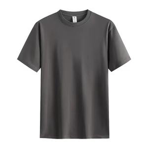 T-shirts en coton 100% pur lavés sur mesure pour hommes, femmes, unisexe, coupe ample, tricot, anti-rétrécissement, motif de lettres, personnalisé en vrac - Product Image 5