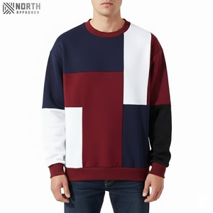 Sweatshirts en polaire décontractés pour hommes, manches longues, style hip-hop, streetwear, anti-froissement, vêtements de sport - Product Image 6
