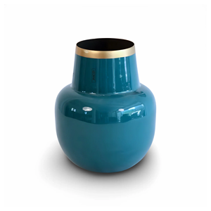 Bonne vente Vase en métal fait main en argent fini vase à fleurs décoratif de table de vente chaude pour la vie - Product Image 6