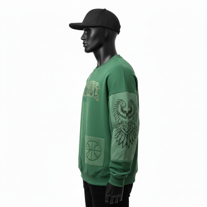 Plus Size Customizable Color Digital Printing Autumn <b>Hoodie</b> 100% Cotton Fleece Pullover with Solid Pattern Windproof Breathable - Product Image 3