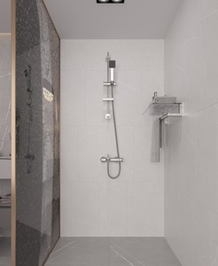 Usine du Vietnam 60x60 cm marbre de couleur blanche ressemblant à des carreaux de porcelaine - Product Image 5