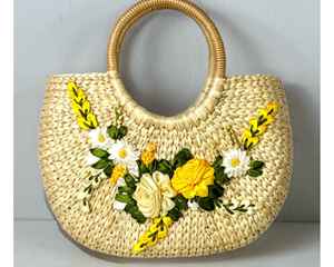 Sac de jacinthe d'eau de qualité supérieure fabriqué au Vietnam sac de jacinthe d'eau pour l'exportation en vrac à faible quantité minimale de commande et Service personnalisé OEM - Product Image 1