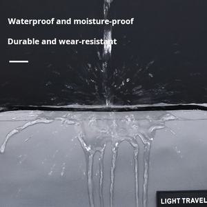 กระเป๋าเครื่องสำอางแบบพกพาสำหรับเดินทางกระเป๋าเครื่องสำอางสำหรับผู้ชายกระเป๋าแบบสองช่องใส่โลโก้ได้ตามต้องการ - Product Image 2