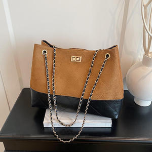 Women's Classic Dual Handle Shoulder Messenger <b>Bag</b> <b>Soft</b> <b>Leather</b> Zipper Closure Portable Crossbody Purse for Daily Use - Product Image 6