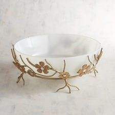 Vajilla de mesa para fiestas en casa, cuencos de frutas secas de acero inoxidable con pulido brillante y forma de flor alrededor del marco, cuenco de sopa - Product Image 6