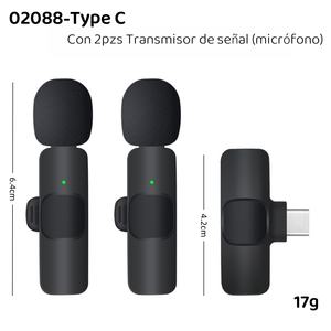 Sistema de Micrófono Inalámbrico Dual con Diseño de Micrófono de Solapa, Reducción Inteligente de Ruido, Compatible con Uso en Vivo - Product Image 6
