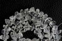 Cristaux de quartz clair brésiliens, 50 pièces, 6-8 mm, bruts, naturels, de haute qualité, taillés à la main, effet étoile, pierres précieuses pour bijoux