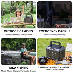 Centrale Électrique Portable <span class=keywords><strong>200</strong></span> Watts, Générateur Solaire Lithium-Ion à Onde Modifiée, pour Camping-Car, Démarreur de Voiture, Allume-Cigare, Pack de Secours - Product Image 6