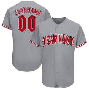 Maillot de baseball personnalisé à broderie pour hommes - Product Image 2