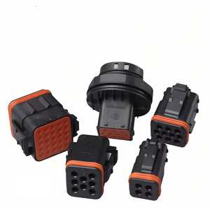 Ruggedized TE AMP 2 a 12 Pinos IP67 Classificado 3-1437290-7 PBT Habitação ECU Plug impermeável para Harsh Automotive Systems Wire Harness - Product Image 6