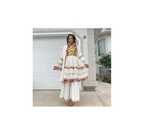 Robes de fête traditionnelles afghanes Kuchi ethniques vintage avec décoration en dentelle en plusieurs couleurs pour tribus pakistanaises/Kuchi - Product Image 6
