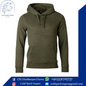 Sweat-shirt à capuche à manches longues de couleur unie pour hommes, veste à fermeture éclair et cordon de serrage avec poches - Product Image 5