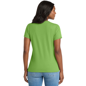 Buy Women Short Sleeve <b>T</b> <b>Shirt</b> Soft Breathable Fabric Casual V Neck Tee <b>for</b> Daily Wear Custom <b>Ladies</b> <b>Summer</b> Top - Product Image 3