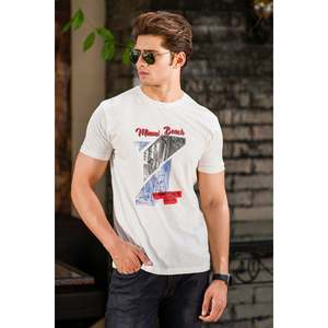NAHAL Fitted Summer T-Shirt 100% Cotton Crew Neck Breathable Anti-Wrinkle Custom Label Solid Logo Sizes 220g 280g Jersey Fabric - Product Image 1