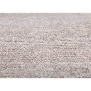 Konstrukt Solid Color Beige & <b>Brown</b> Hand Loom <b>Wool</b> & Bamboo Silk Rug for Home-Model HWB-1011 - Product Image 3