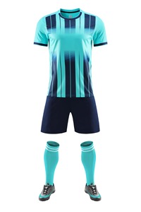 Personalizado Imprimir Niños Hombres Camisetas de fútbol Transpirable Niños Uniformes de fútbol de manga corta Traje deportivo Ropa - Product Image 2