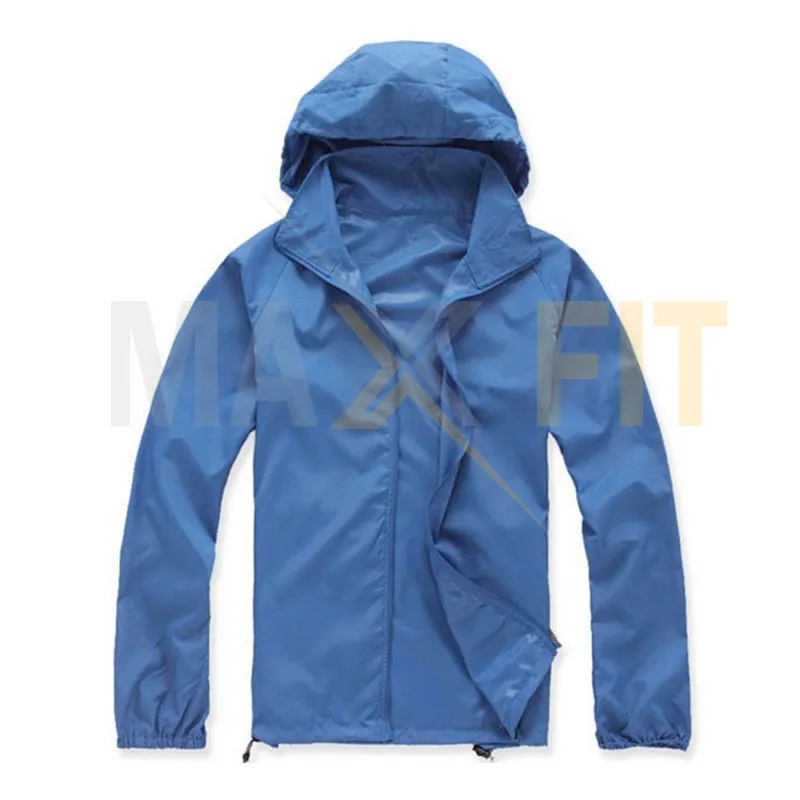 Veste de pluie solide à capuche d'hiver veste chaude imperméable pour le Sport en plein air veste pardessus par MAXFIT entreprises