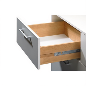 Glissière à roulement à billes Hettich KA 270 en acier galvanisé, longueur nominale 550 mm, capacité 12 kg, longueur tiroir 350-550 mm, tiroirs de rangement - Product Image 3