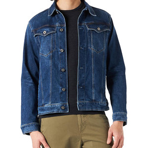 Nouvelle arrivée Veste en jean bleu classique pour homme Mélange de coton de haute qualité Veste en jean pour homme Parfaite pour les tenues décontractées - Product Image 1