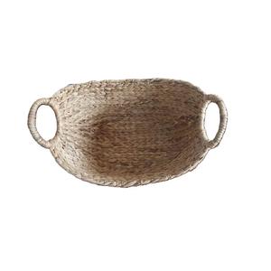 Paniers de jacinthe d'eau ovales fabriqués à la main de haute qualité conteneurs de stockage naturels multifonctionnels pour boissons nourriture fruits-taille L80 - Product Image 6