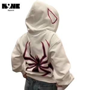 Casual Eco-Friendly Knitted Hoodies with Breathable <b>Drop</b> Shoulder Figures Winter Streetwear with Front Logo Hooded Collar - Product Image 1