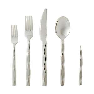 Top vente couverts ensemble de couverts en acier inoxydable argenterie poli miroir lave-vaisselle pour la maison - Product Image 5