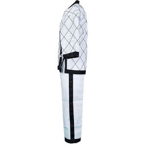 Uniforme de Taekwondo en blanco liso para hombre con logotipo personalizado Uniforme de Taekwondo para artes marciales - Product Image 4