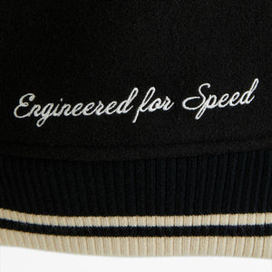 Personalizado de los hombres 100% de lana de cuero genuino mangas Varsity chaqueta Chenille bordado parche Logo Streetwear Bomber Letterman estilo - Product Image 2