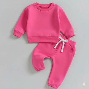 Clothing Set Soft Cotton <b>Baby</b> Tracksuit for Boys and Girls - Product Image 6