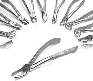 ชุดเครื่องมือถอนฟันสแตนเลส 12 ชิ้น ระดับมืออาชีพ พร้อมคู่มือการใช้งานที่ได้รับการรับรองจาก MOL สำหรับใช้ในโรงพยาบาล - Product Image 1