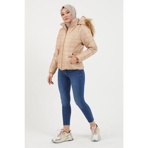Chaqueta Corta Acolchada con Capucha Mega Merchant, Estilo Casual, con Mangas Completas y Cierre de Cremallera - Product Image 5