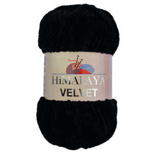 Himalaya <b>Velvet</b> 90011 – Siyah <b>Yarn</b> Product - Product Image 1