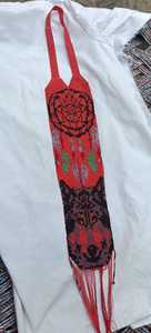 Colliers en résine faits à la main avec des perles de graines, style vintage, motif floral, charme sans effort, couleurs personnalisées, accents de diamants pour les fêtes - Product Image 2