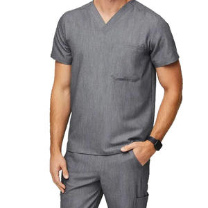 De calidad superior de los hombres Hospital Enfermeras Scrubs de punto de poliéster disponible en todos los colores y tamaños fácil de usar al por mayor - Product Image 1