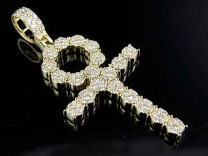 Popular Design Flower Cluster Custom Moissanite Diamond Iced Out 925 <b>Silver</b> Hip Hop Jewelry <b>Cross</b> <b>Pendant</b> for Men - Product Image 5