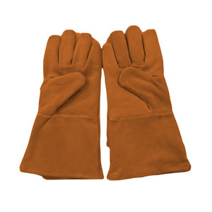 Guantes de soldadura de cuero genuino OEM, reparación de automóviles, precio de fábrica, guantes de cuero a granel, guantes de cuero de grano completo sin forro para hombres - Product Image 2