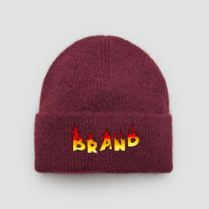 Venta al por mayor de alta calidad Jacquard de punto de camuflaje de moda Unisex logotipo personalizado bordado cálido cómodo playa de punto - Product Image 5