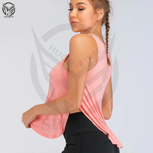 Vente en gros de vêtements de sport en coton sans manches pour femmes débardeur de corps - Product Image 3