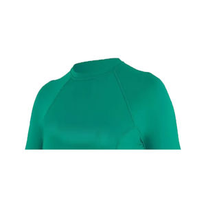 Solid Color <b>Women</b> Long Sleeve Rash Guard Breathable Quick Dry Customizable Gym & Fitness Wear <b>for</b> Sale Rash Guards - Product Image 4