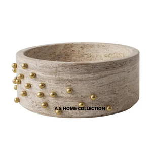 Bol à fruits secs en métal au design feuillage, décoratif, pour noix, en-cas, bonbons, ensemble de 3 pièces, durable - Product Image 5