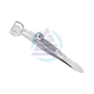 Fórceps de excisión de Chalazion Wies Fórceps de Chalazion Fórceps de doble párpado de mandíbula superior ranurada Proveedor de la mejor calidad - Product Image 1