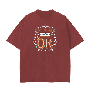 T-shirt surdimensionné de haute qualité pour hommes, couleurs unies, avec broderie DTF DTG numérique à l'écran - Product Image 5